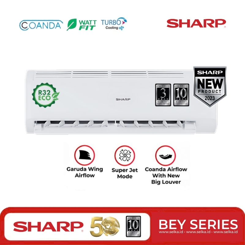 SHARP AH-A5BEY2 AC SPLIT 1/2 PK STANDARD BASIC GARUDA SERIES